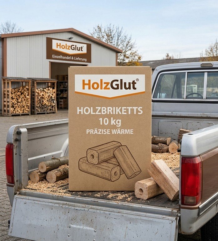 Holzbriketts, Karton 10 kg